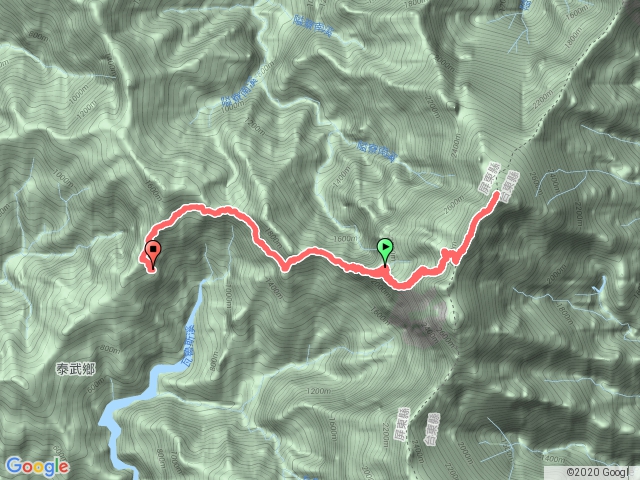 檜谷上北大武下新登山口