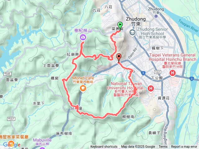 竹東三山-樹杞林山/新具庄山/員崠崠子山//197/198