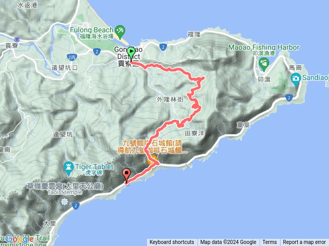 隆隆山山腰古道，下坑、中坑、頂坑古厝巡禮，福隆越嶺石城