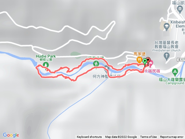 古圳溪瀧步道o型