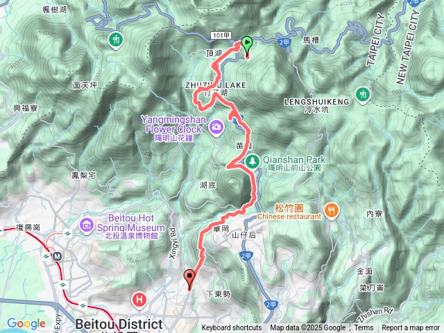 2025-1210小油坑-天母圓環（車水寮步道、紫明溪步道、天母古道）預覽圖