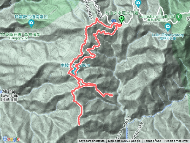 失落的白雪村、霞山、北霞山、東水山、兒玉山