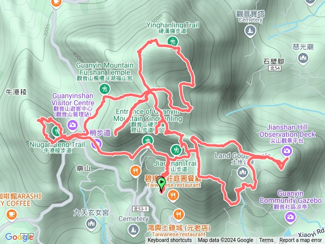 20241027-觀音山（19+2）連峰-第16刷-開山凌雲寺起登預覽圖