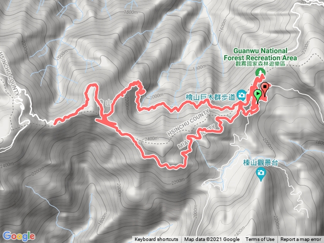 檜木巨木林道 樂山登山口