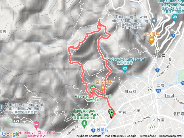 宜蘭礁溪鵲子山+跑馬古道O型