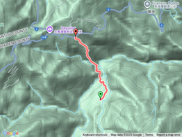 避難山屋回登山口