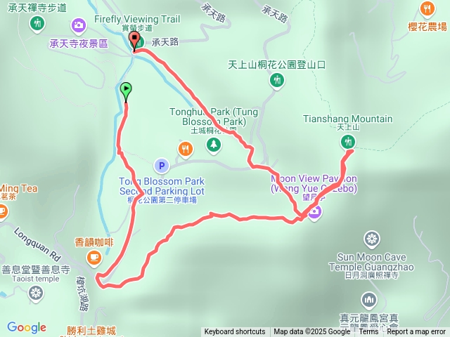 五路財神廟-天上山步道