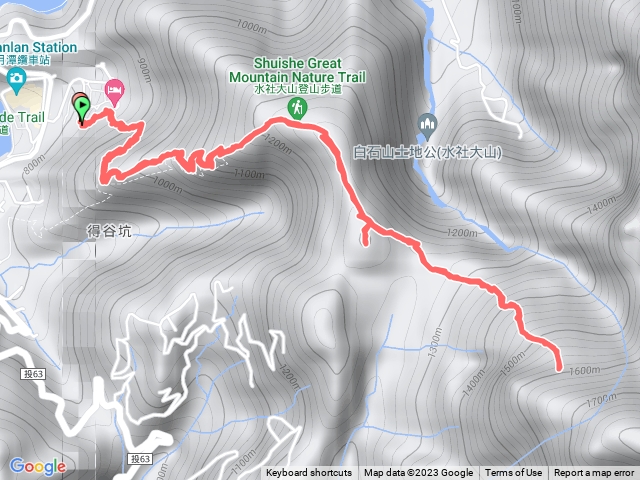 112/4/30日月潭最高峰：水社大山(未竟，未竟原因在備註)