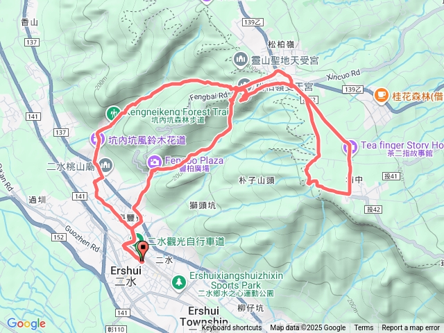 松柏嶺登廟步道預覽圖