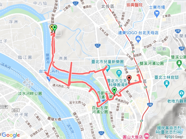 自行車-士林到焚化爐