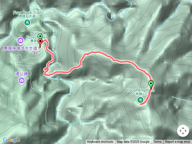 有勝山登山步道