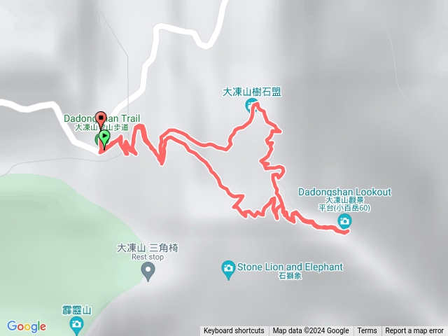 奮起湖大凍山步道完整預覽圖