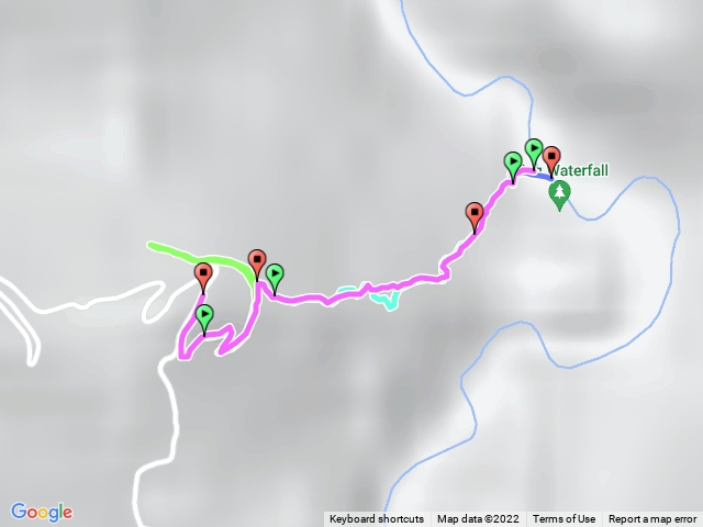 獅王瀑布（瑪家鄉、專五道路、舊筏灣山路下切）