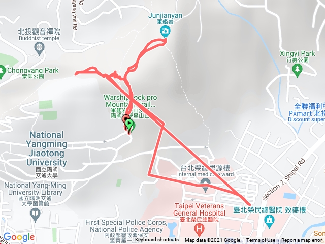 軍艦岩加唭哩岸山，休息超久