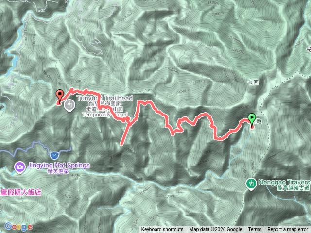 天池山莊到雲天宮