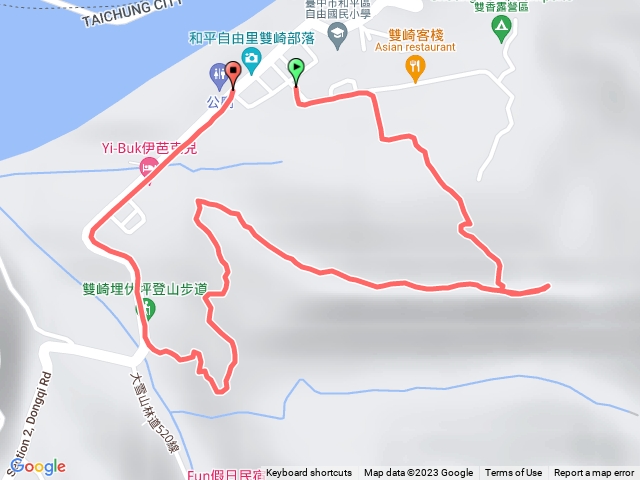 台中和平^_^：雙崎埋伏坪登山步道（中區登山社）［騎機車🛵］