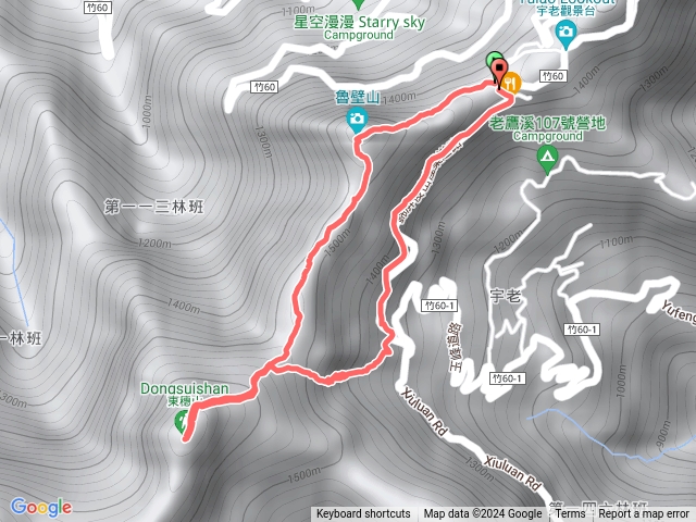 魯壁山、東穗山 O形預覽圖