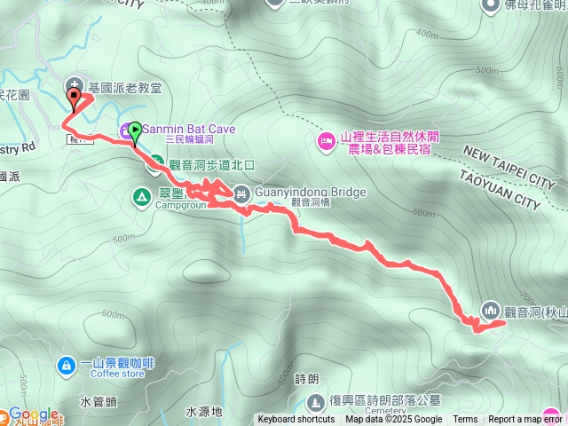 桃園復興區三民蝙蝠洞觀音洞步道預覽圖