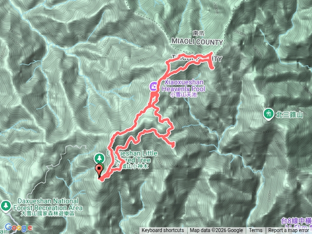 鞍馬山-小雪山前峰-平石山西北峰預覽圖