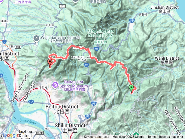 陽明山東西大縱走預覽圖