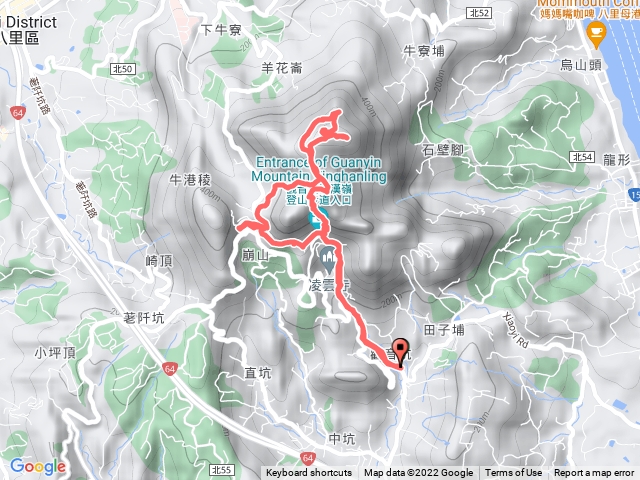 福隆山步道觀音山風櫃斗步道林稍步道