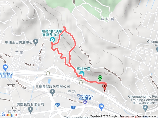 知高圳步道、雪蓮步道、學田山