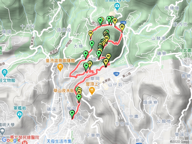 天母水管-紗帽山-翠峰瀑布