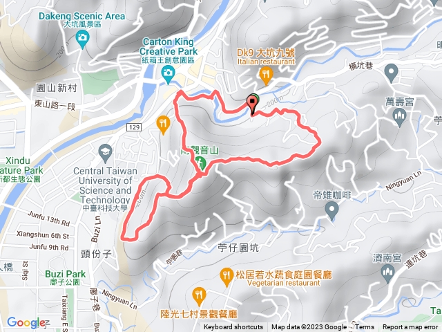 南觀音山雙O逆走(市集起點)