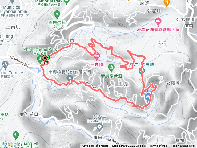 北坑上、中坑下