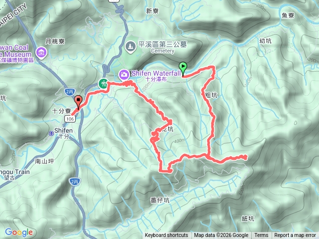 2026-03-12大華粗坑山內平林山乾坑古道十分瀑布十分寮
