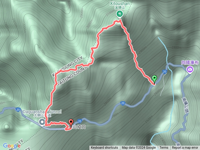 溪頭山縱走關山嶺山預覽圖