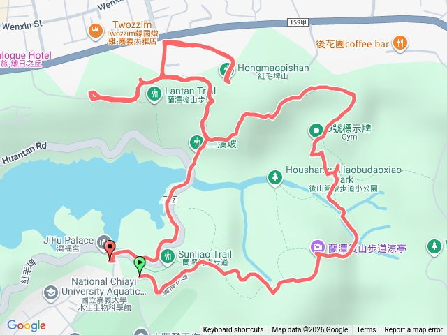 蘭潭後山步道O繞預覽圖
