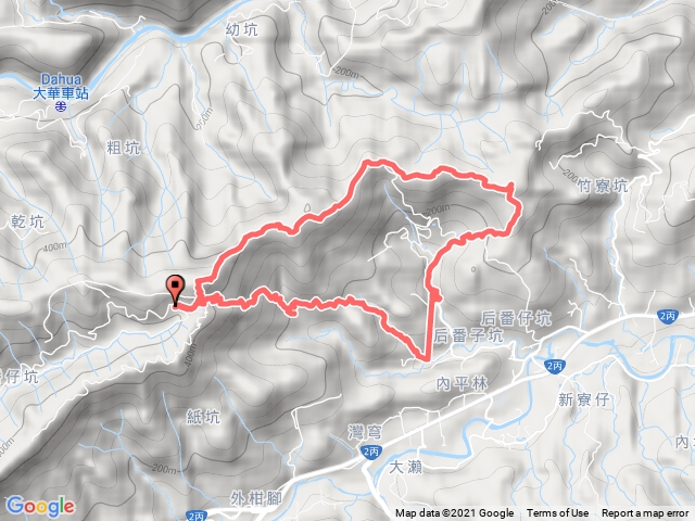新北平溪-雙溪：內平林山-大平林山-新路尾山-艋舺崙古道-后番子坑古道-后番子坑山-平湖東步道涼亭O形