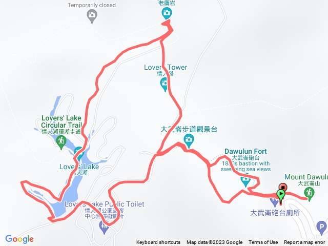 基隆－臺灣百大必訪步道情人湖環山步道、老鷹岩202307161058