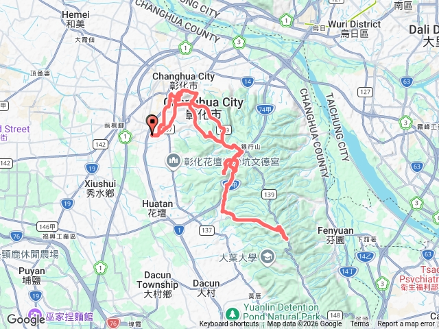 彰花來回繞一圈預覽圖