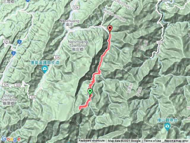 加里山鹿場登山口