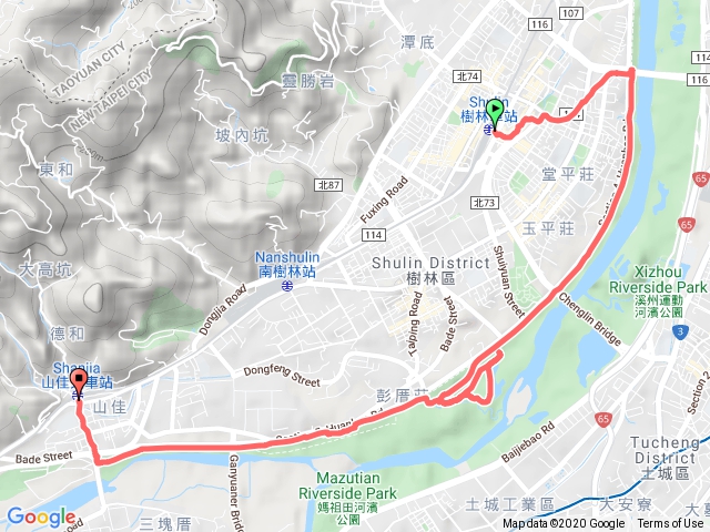 鹿角溪人工溼地、原住民主題部落公園步道(樹林～山佳)1091212