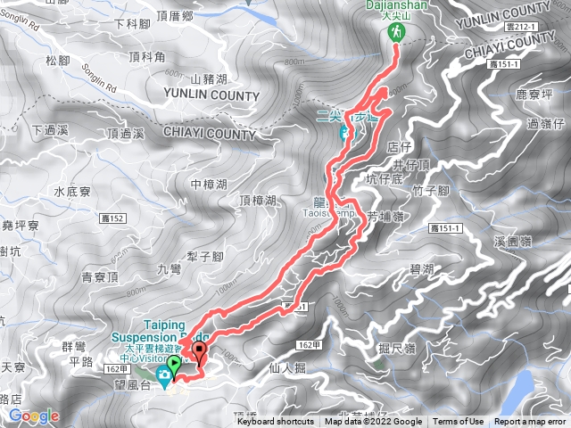 雲嘉五連峰-三元宮到大尖山