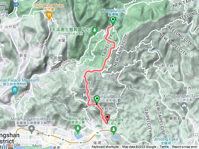 臺北大縱走第四段