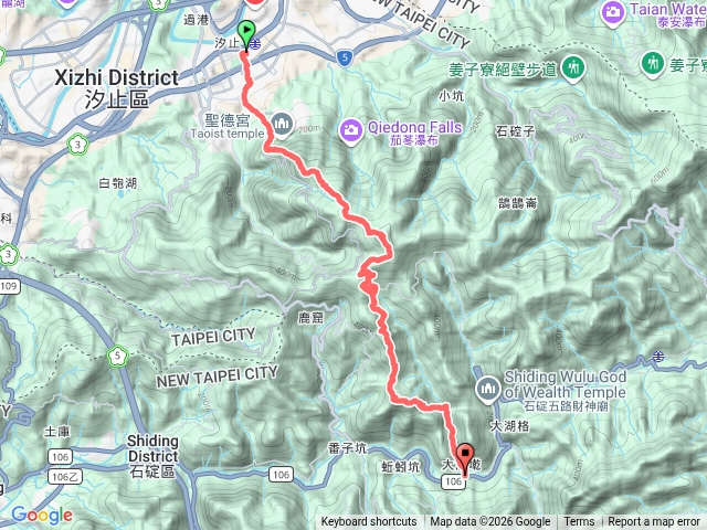 大尖山往石碇預覽圖