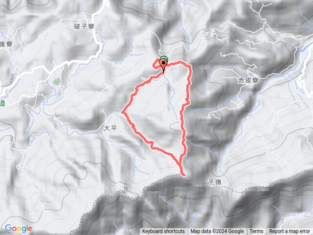 雙溪:破子寮山~芊蓁坑古道~三方向山~O型