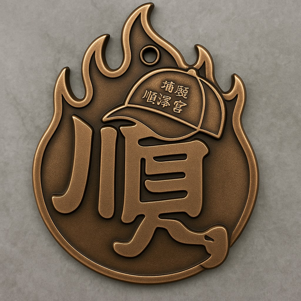 樂活報名網 - 2025歲次乙巳年順澤宮第三屆冠軍路跑-玄天火行 • 謝平安-紀念獎牌