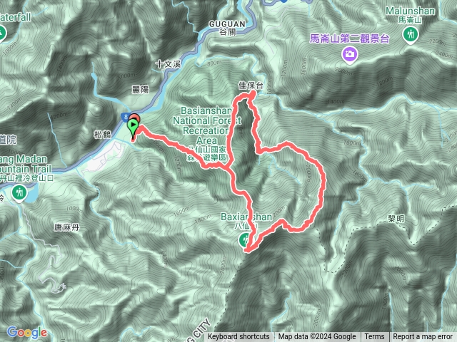 松鶴＞下園區過溪上東八八仙山預覽圖