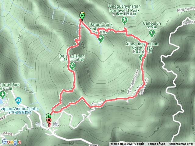 小觀音山中O型群峰縱走