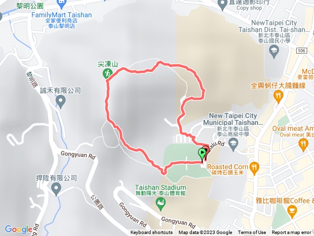 尖凍山步道 O 型