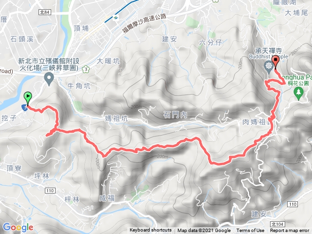 三峽長壽山到土城承天禪寺