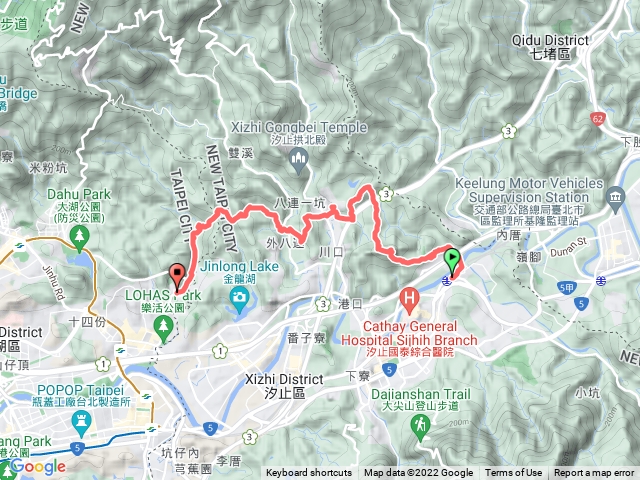 五堵獅頭山鮕鮘坑山翠湖出東湖
