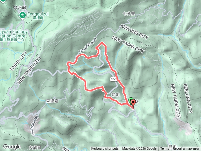 柯子林茶莊-金明山-柯子林山-火燒坪山-友蚋山南峰-五指山古道O型預覽圖