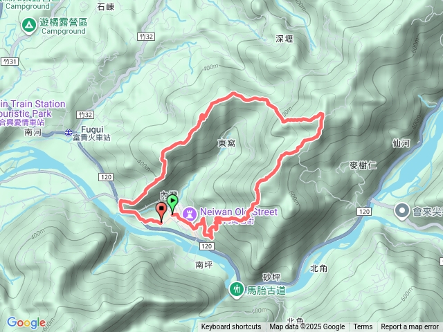 內灣三山4連峰