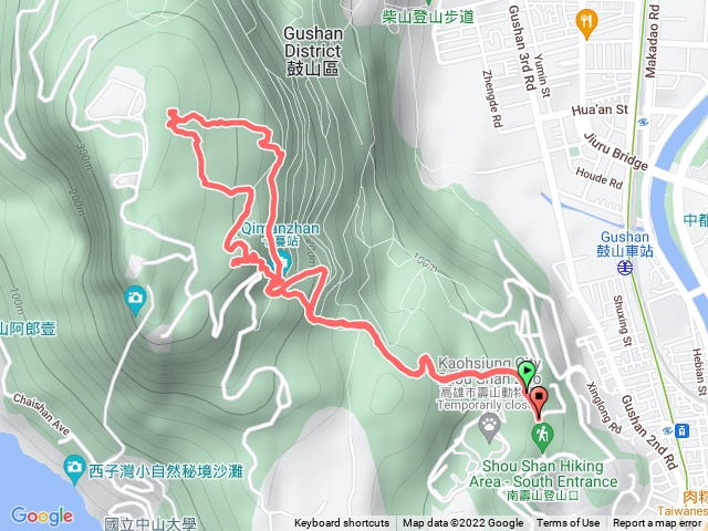 南柴山跟主稜三角點